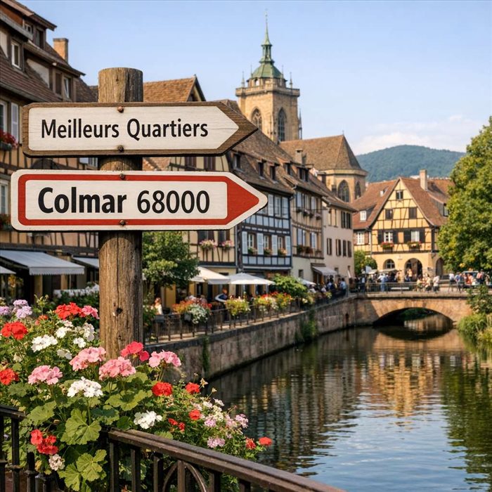 Les meilleurs quartiers pour vivre à Colmar 68000 | Guide