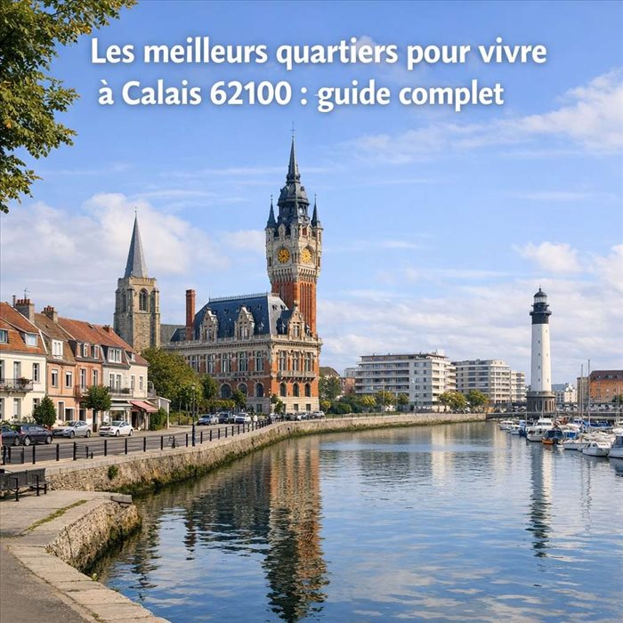 Les meilleurs quartiers pour vivre à Calais 62100 | Guide