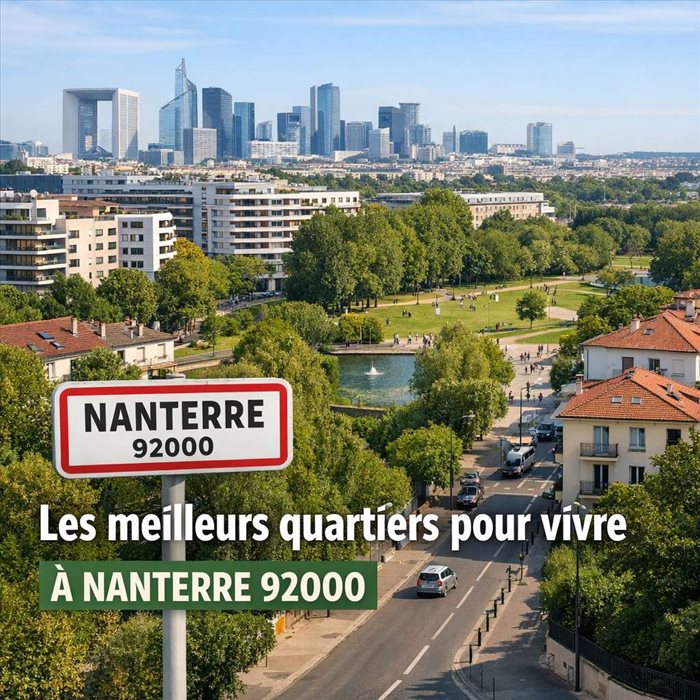 Meilleurs quartiers pour vivre à Nanterre 92000 | Guide