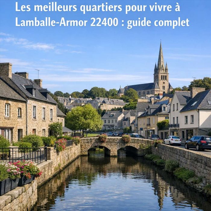 Les meilleurs quartiers pour vivre à Lamballe-Armor 22400