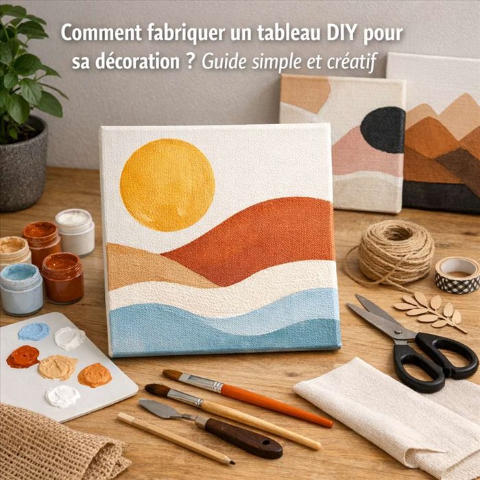 Tableau DIY déco : comment le fabriquer facilement ?