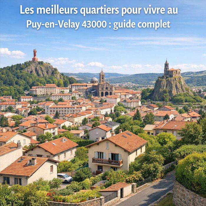 Les meilleurs quartiers pour vivre au Puy-en-Velay 43000 | Guide