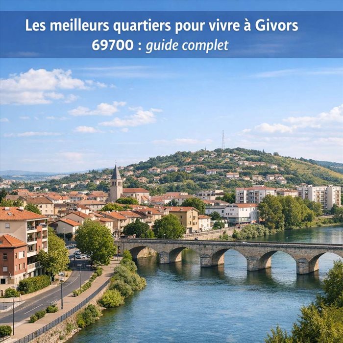 Les meilleurs quartiers pour vivre à Givors 69700 | Guide pratique