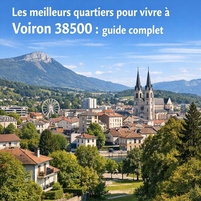 Les meilleurs quartiers pour vivre à Voiron 38500 | Guide complet