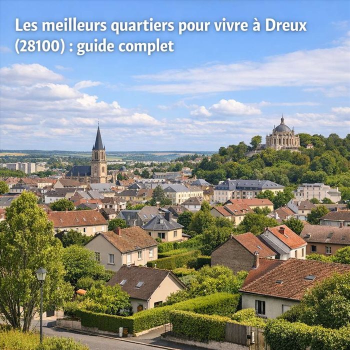 Les meilleurs quartiers pour vivre à Dreux (28100) | Guide complet