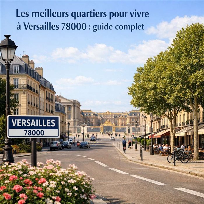 Les meilleurs quartiers pour vivre à Versailles 78000 | Guide complet