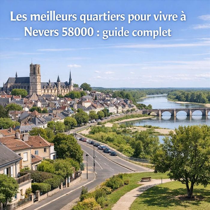 Les meilleurs quartiers pour vivre à Nevers 58000 | Guide