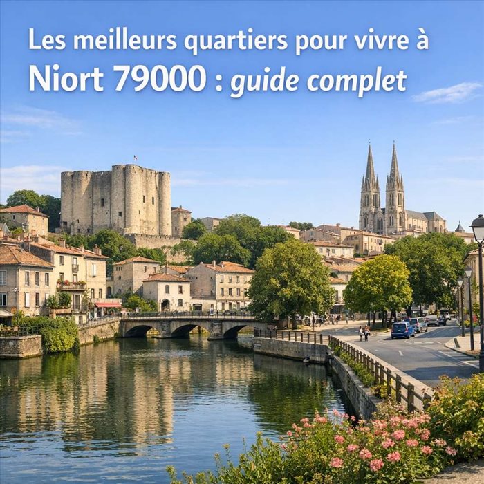 Les meilleurs quartiers où vivre à Niort 79000 | Guide complet