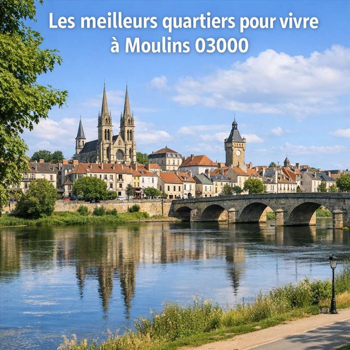 Les meilleurs quartiers pour vivre à Moulins 03000 : guide complet