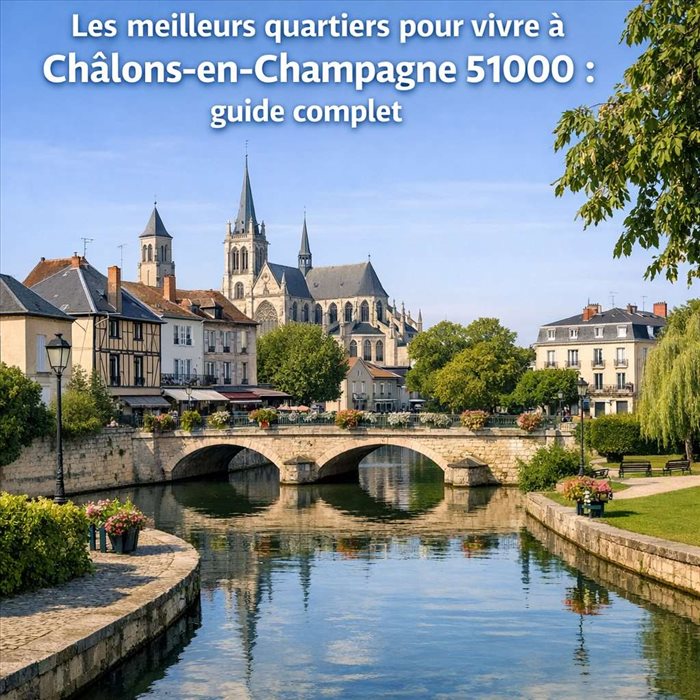 Les meilleurs quartiers pour vivre à Châlons-en-Champagne 51000