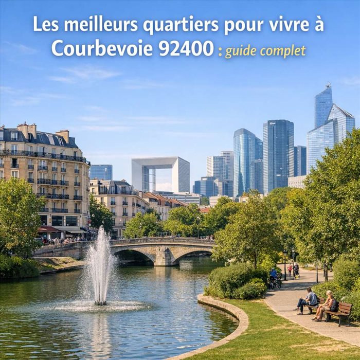 Les meilleurs quartiers pour vivre à Courbevoie 92400 : guide complet