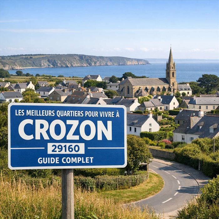Les meilleurs quartiers pour vivre à Crozon 29160 | Guide pratique