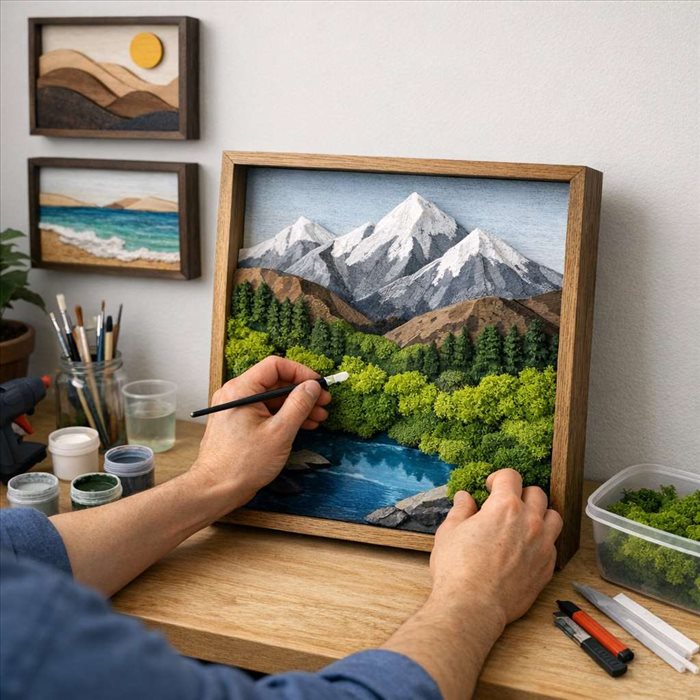 Tableau 3D mural : comment le concevoir et le réussir
