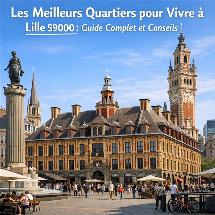 Les meilleurs quartiers pour vivre à Lille 59000 | Guide complet