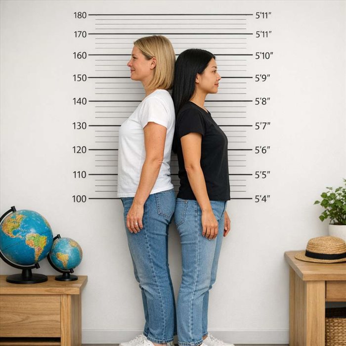 Taille moyenne d’une femme dans le monde : chiffres clés