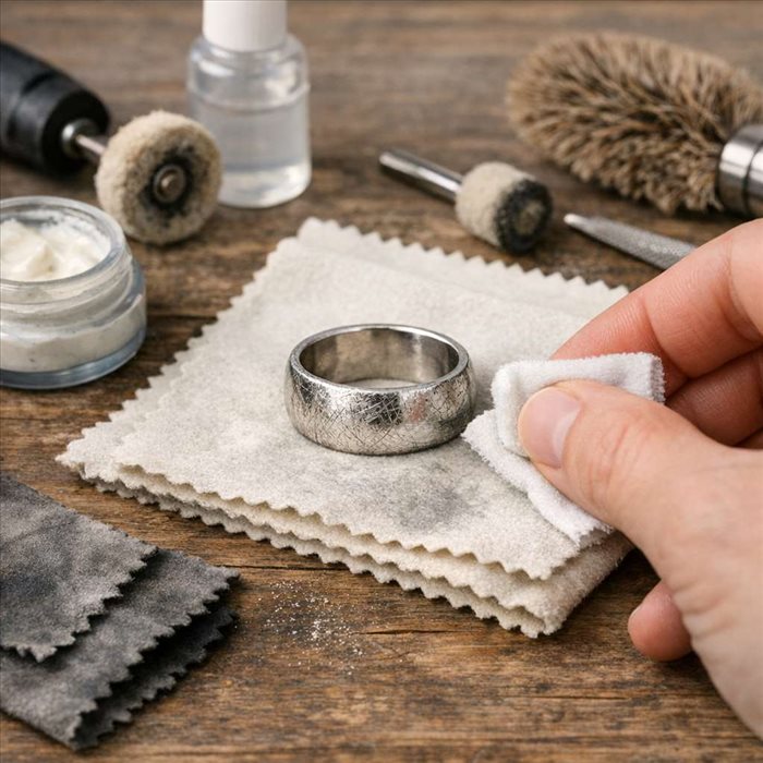 Comment polir un bijou en argent très rayé ? Guide complet