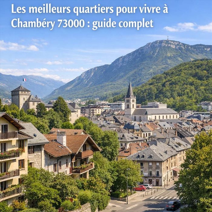 Les meilleurs quartiers pour vivre à Chambéry 73000 | Guide