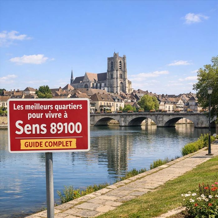 Les meilleurs quartiers pour vivre à Sens 89100 | Guide complet