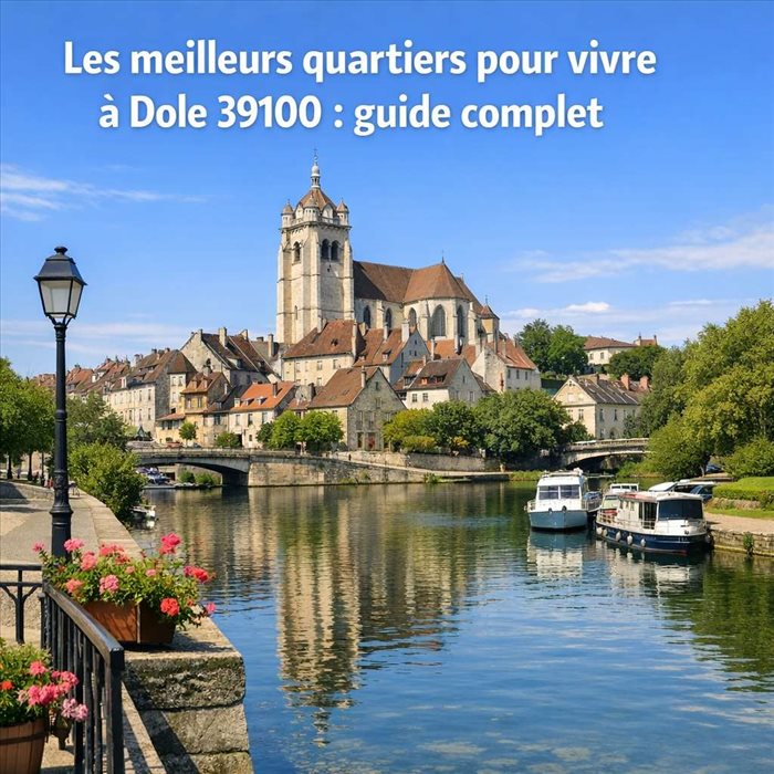 Les meilleurs quartiers pour vivre à Dole 39100 | Guide complet