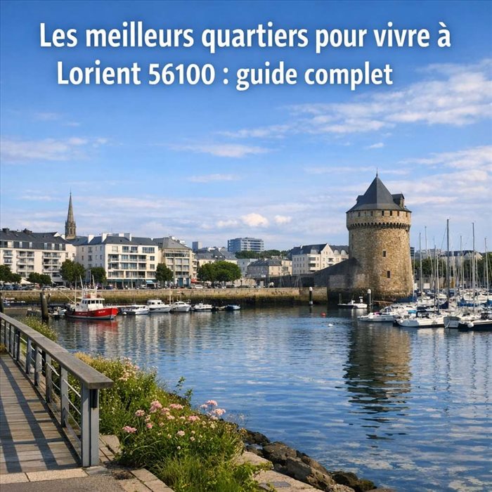 Les meilleurs quartiers pour vivre à Lorient 56100 | Guide complet