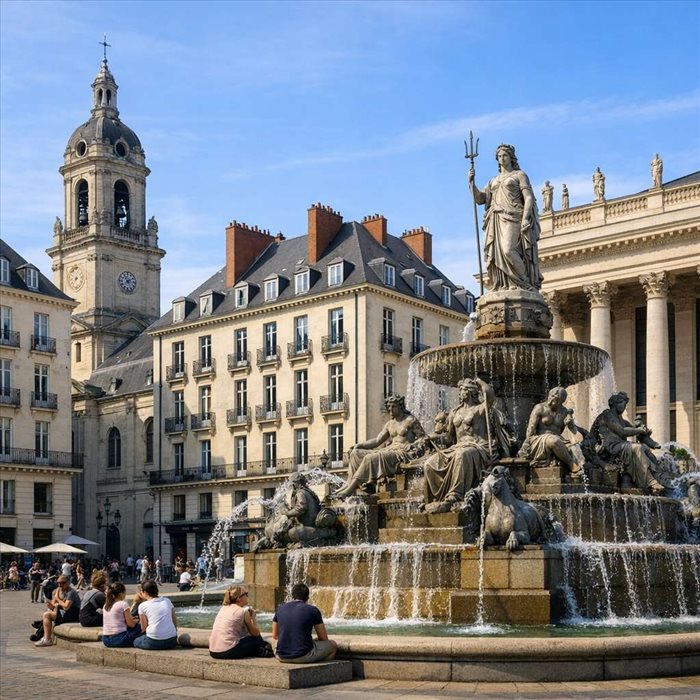 Architecture de la place Royale à Nantes : histoire et symboles