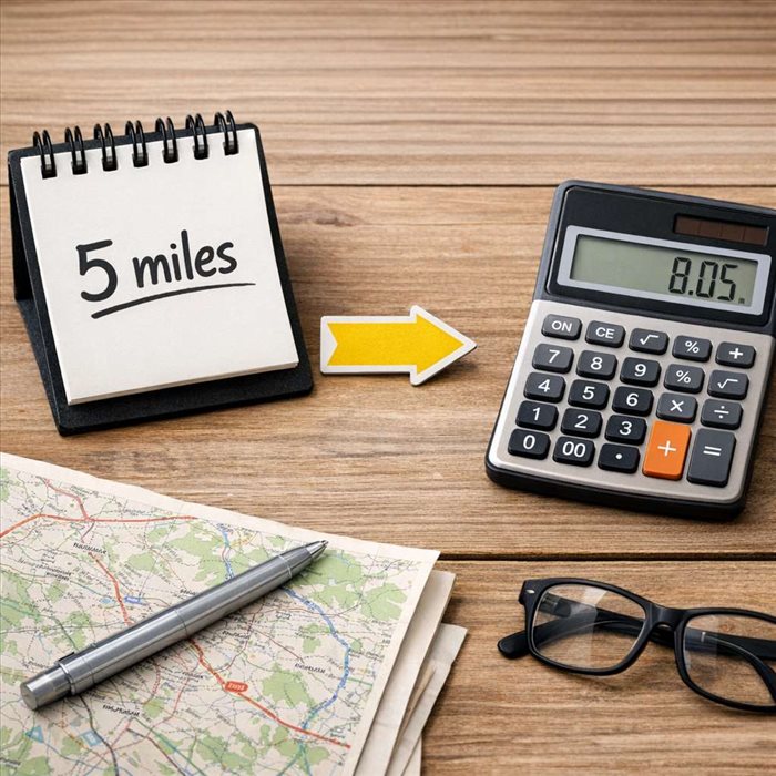 Comment convertir 5 miles en kilomètres ? Guide simple