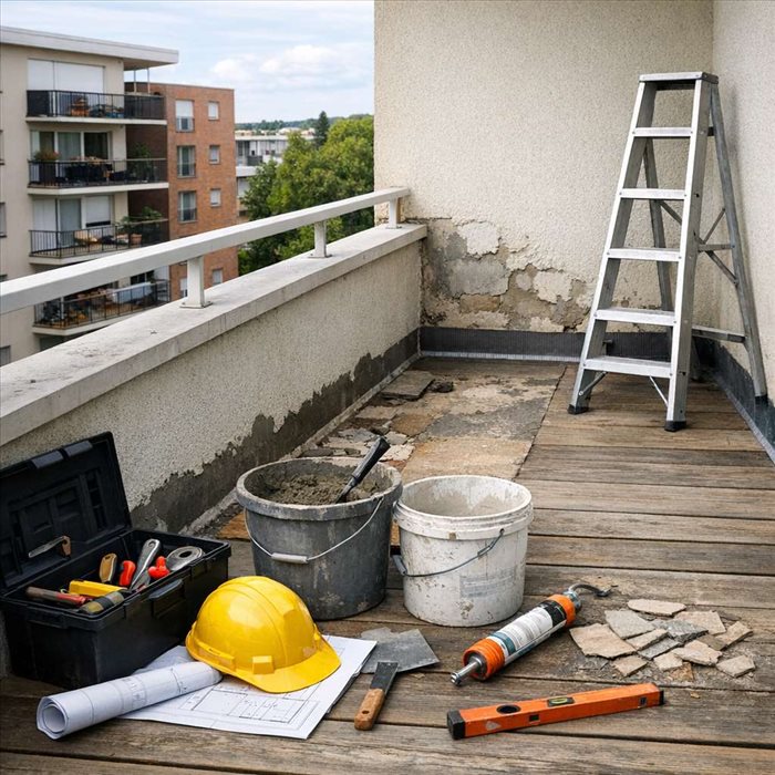 Qui paie les travaux sur un balcon en copropriété ? Guide pratique
