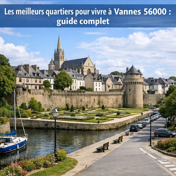 Les meilleurs quartiers pour vivre à Vannes 56000 | Guide