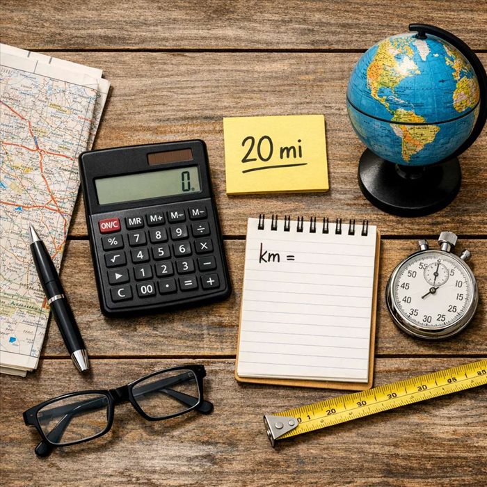 20 miles en kilomètres : conversion simple et rapide