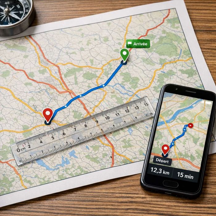 Convertir une distance entre deux points en kilomètres : guide simple