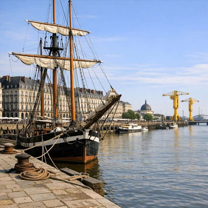 Place du Commerce à Nantes : héritage maritime et histoire