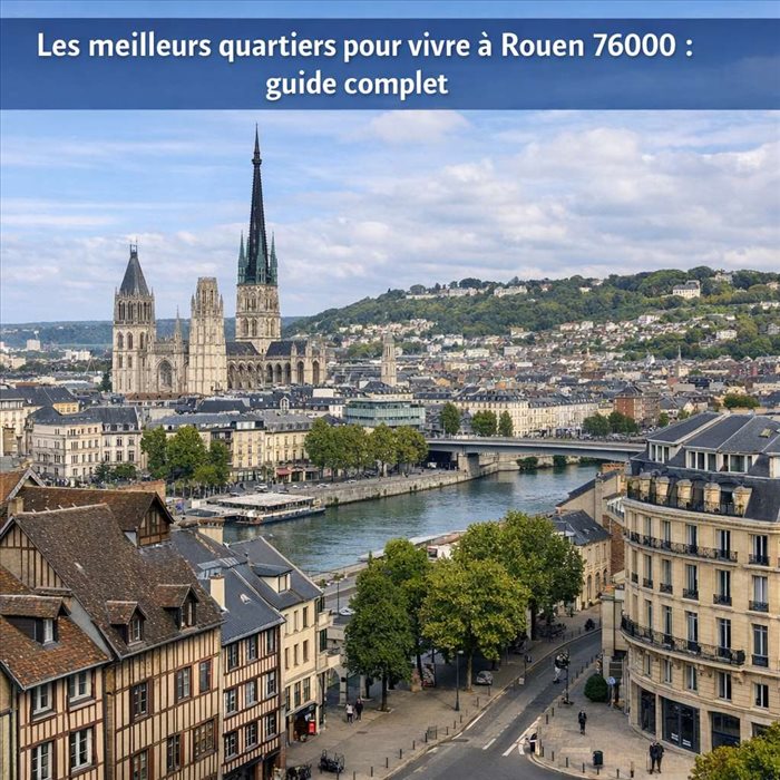 Les meilleurs quartiers pour vivre à Rouen 76000 | Guide complet