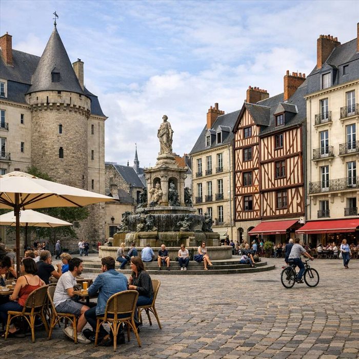Place Bouffay à Nantes : d’où vient son charme ?