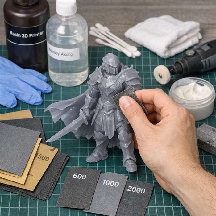 Comment polir une impression 3D en résine UV ? Guide complet