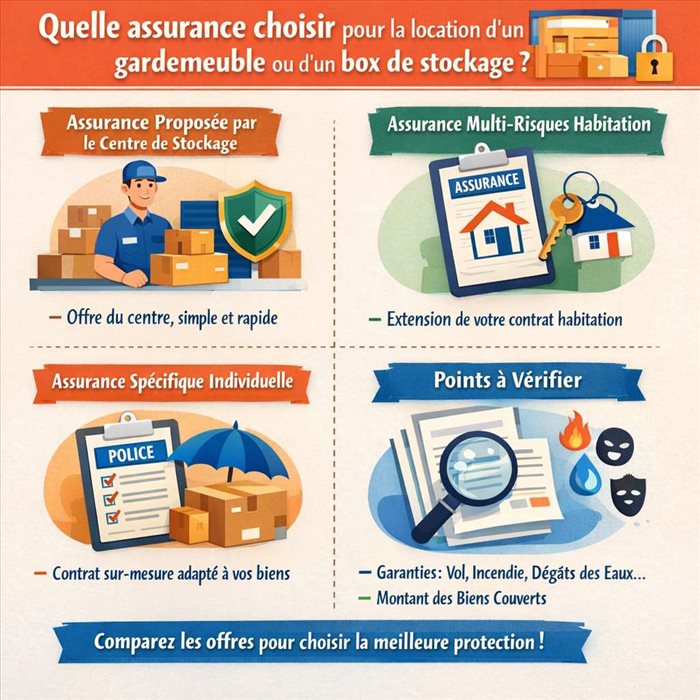 Assurance garde-meuble : quelles garanties choisir ?