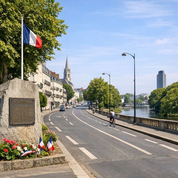 Boulevard des Martyrs Nantais de la Résistance à Nantes : patrimoine à voir