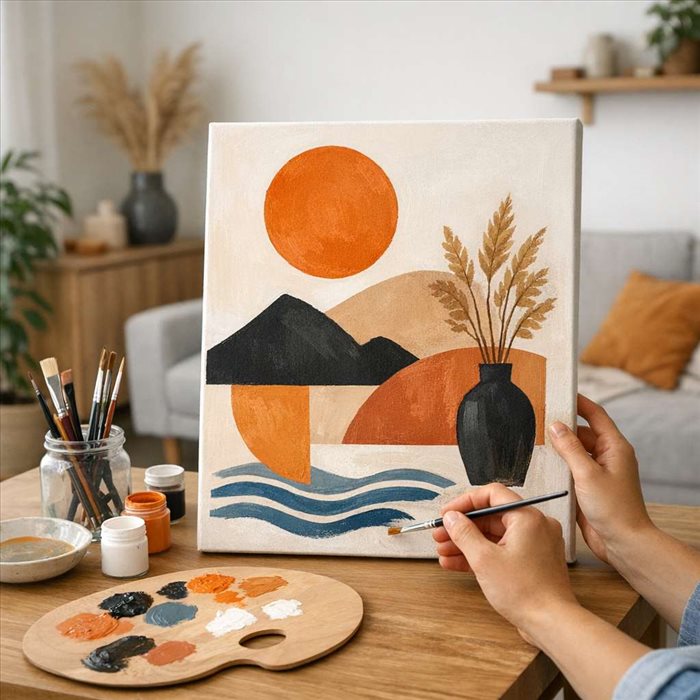 Créer un tableau original pour personnaliser sa déco