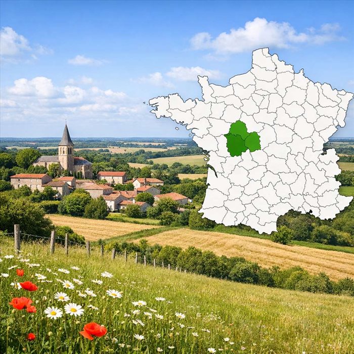 Deux-Sèvres : région, carte et repères pour situer le département