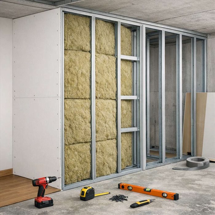 Cloison acoustique à double ossature : tout comprendre