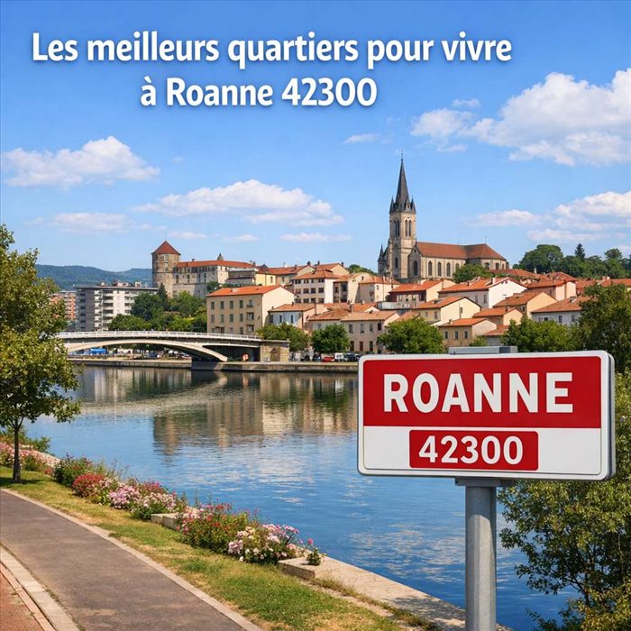 Les meilleurs quartiers pour vivre à Roanne 42300 | Guide