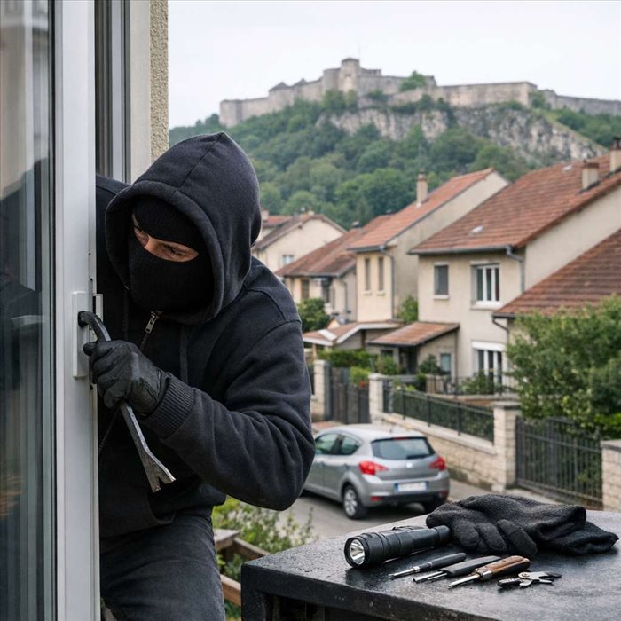 Cambriolages à Besançon : chiffres, zones à risque et conseils