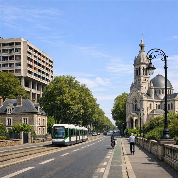 Boulevard Michelet à Nantes : patrimoine, architecture et paysage