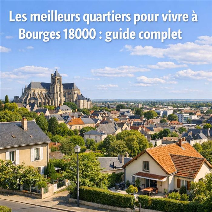 Les meilleurs quartiers pour vivre à Bourges 18000 | Guide complet