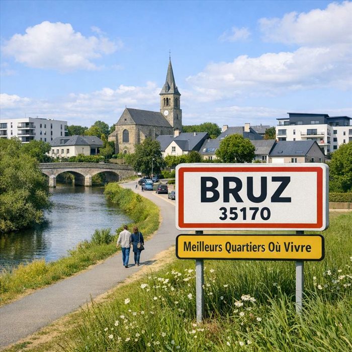 Les meilleurs quartiers pour vivre à Bruz 35170 | Guide complet