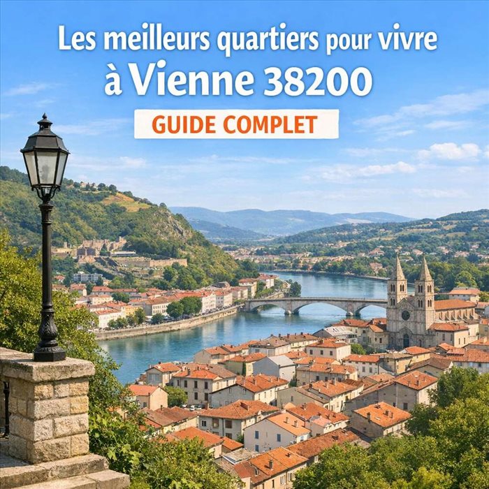Les meilleurs quartiers pour vivre à Vienne 38200 | Guide