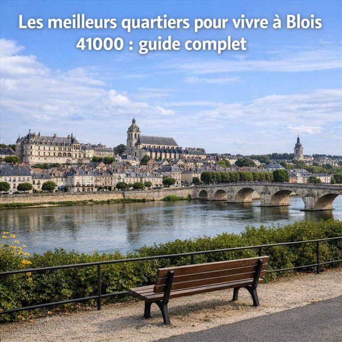 Les meilleurs quartiers pour vivre à Blois 41000 | Guide complet