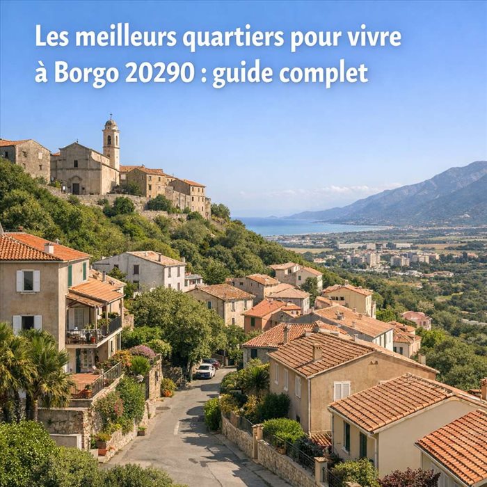 Les meilleurs quartiers pour vivre à Borgo 20290 | Guide pratique