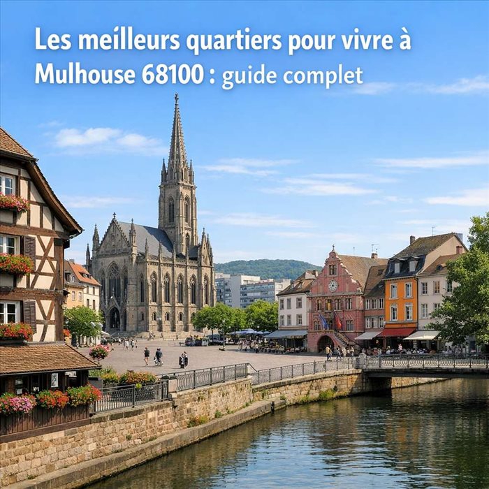 Les meilleurs quartiers pour vivre à Mulhouse 68100 | Guide complet