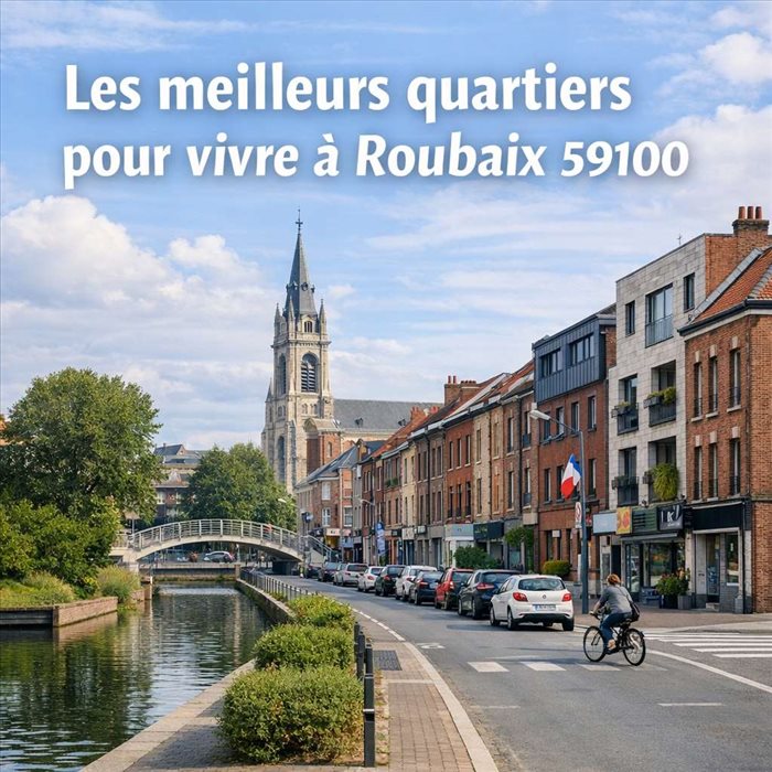 Les meilleurs quartiers pour vivre à Roubaix 59100 : guide complet