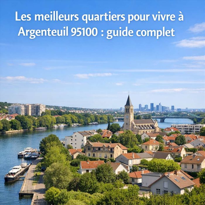 Les meilleurs quartiers pour vivre à Argenteuil 95100 | Guide